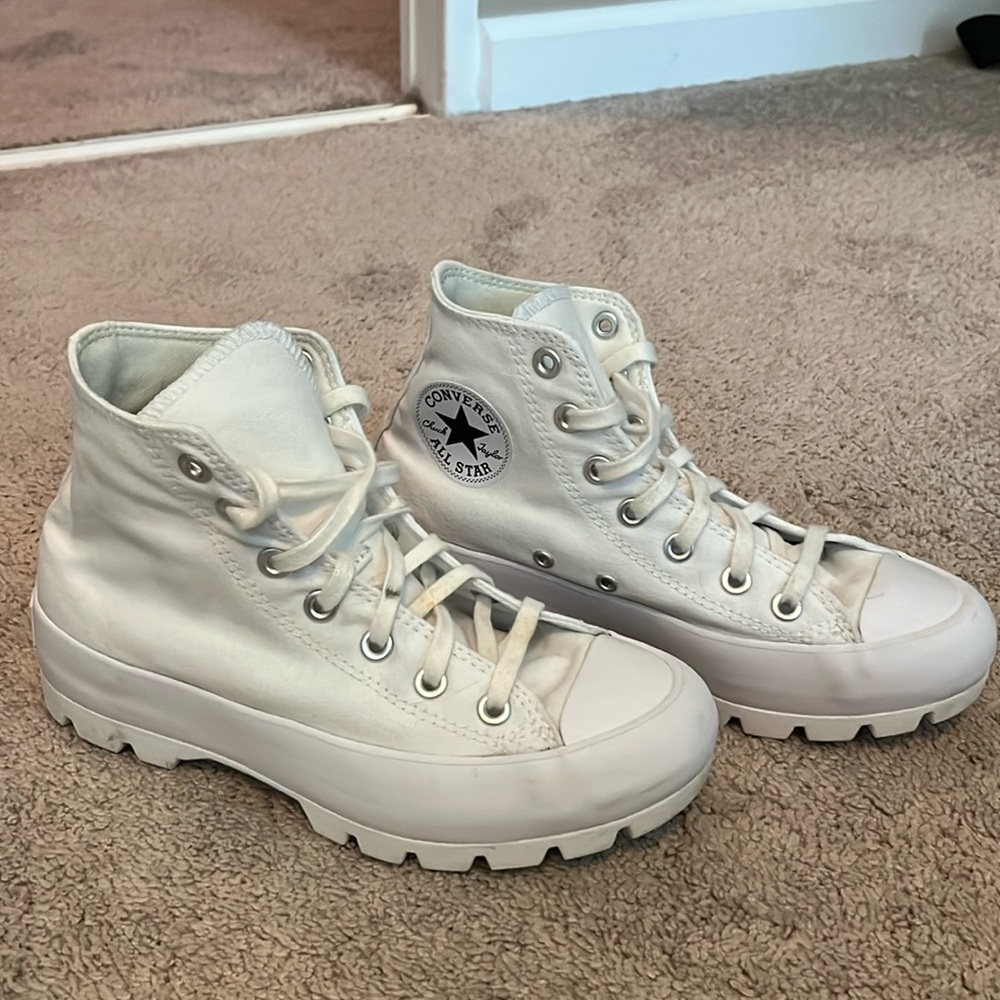 Converse platform high tops